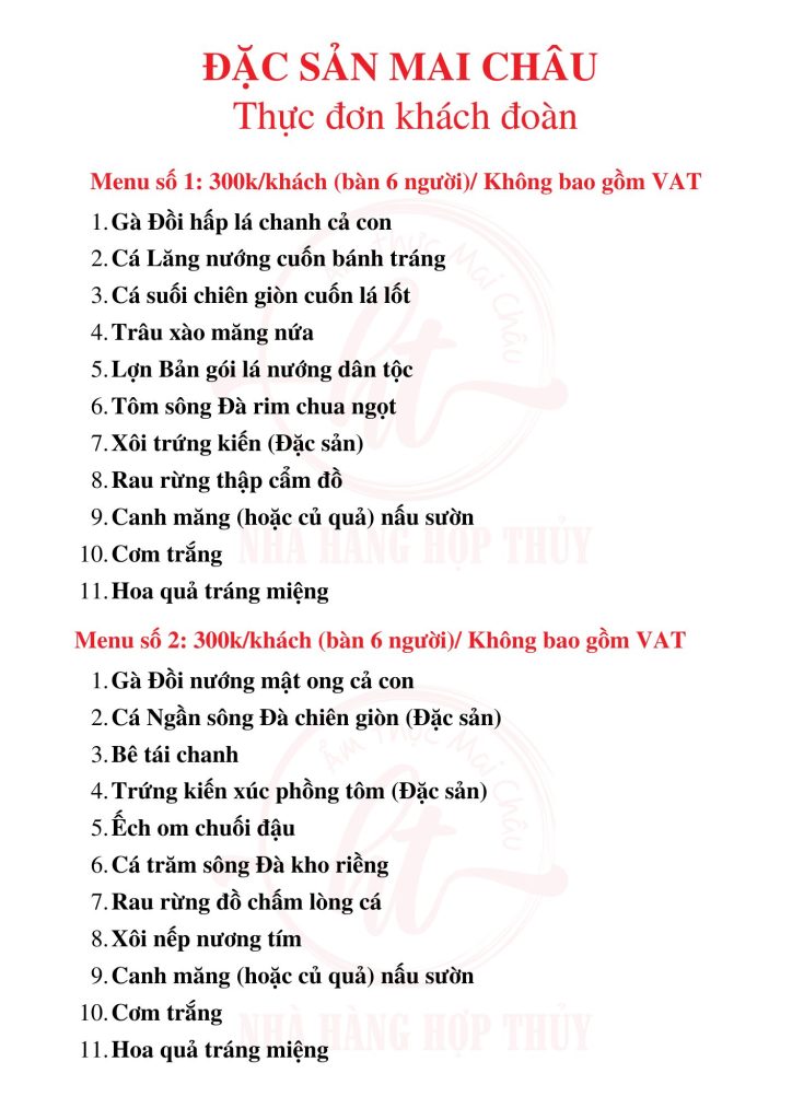 2026. Menu khach doan 4